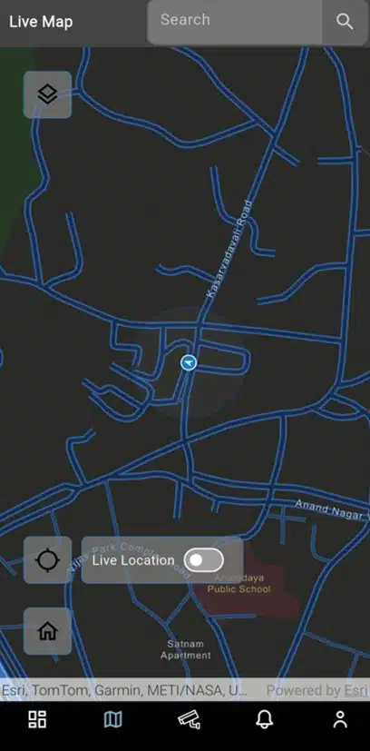 GeoShield Mobile App tactical intelligence and wanted persons view