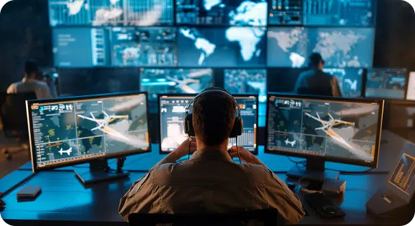 GeoShield Real-Time Dashboard with live CAD data and camera streaming