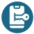 Mobile dashboard access for police leadership icon
